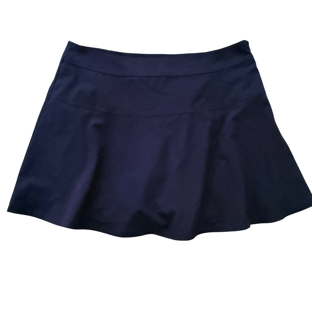 Chaps Sport Skort Womens 10 Navy Blue Athletic Golf Tennis Active Skirt